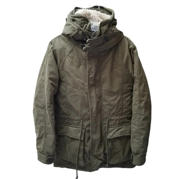 Aritzia TNA Griffith 3-in-1 Parka Olive Green Winter Jacket S - Picture 4 of 15